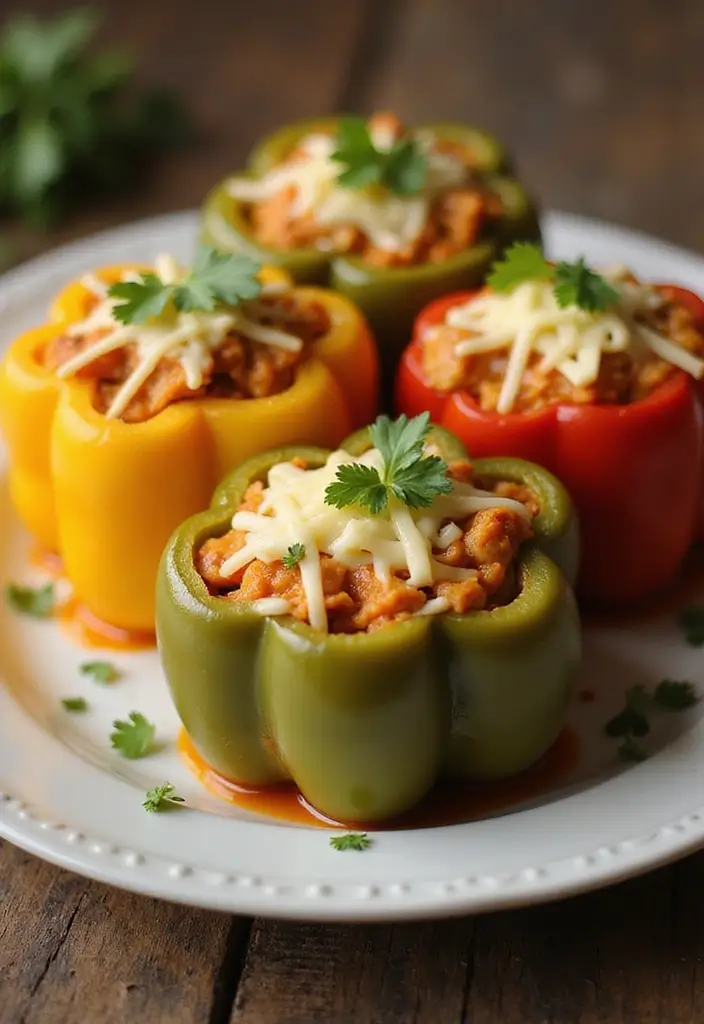 25 Chicken and Enchilada Sauce Recipes That Bring the Heat 65 25 Chicken and Enchilada Sauce Recipes That Bring the Heat - 11. Enchilada Stuffed Peppers