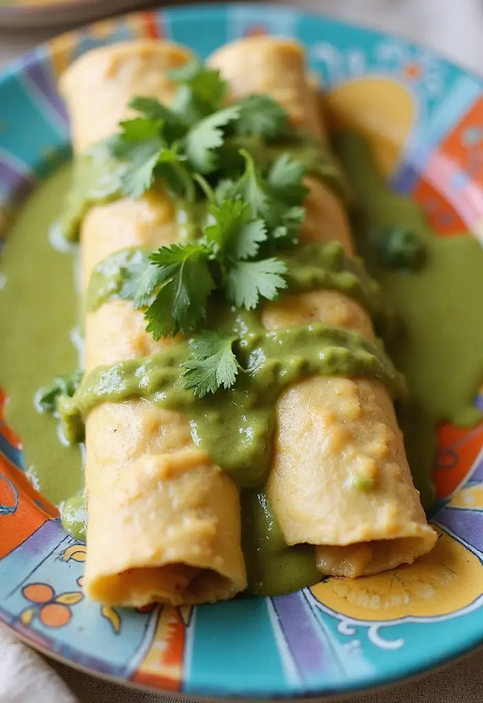 25 Chicken and Enchilada Sauce Recipes That Bring the Heat 4 25 Chicken and Enchilada Sauce Recipes That Bring the Heat - 2. Creamy Green Chicken Enchiladas