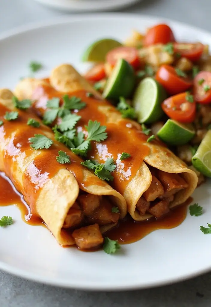 25 Chicken and Enchilada Sauce Recipes That Bring the Heat 145 25 Chicken and Enchilada Sauce Recipes That Bring the Heat - 23. Teriyaki Chicken Enchiladas