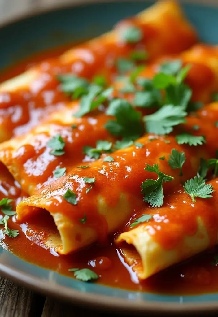 25 Chicken and Enchilada Sauce Recipes That Bring the Heat 155 25 Chicken and Enchilada Sauce Recipes That Bring the Heat - 25. Chicken Enchiladas with Spicy Pepper Sauce