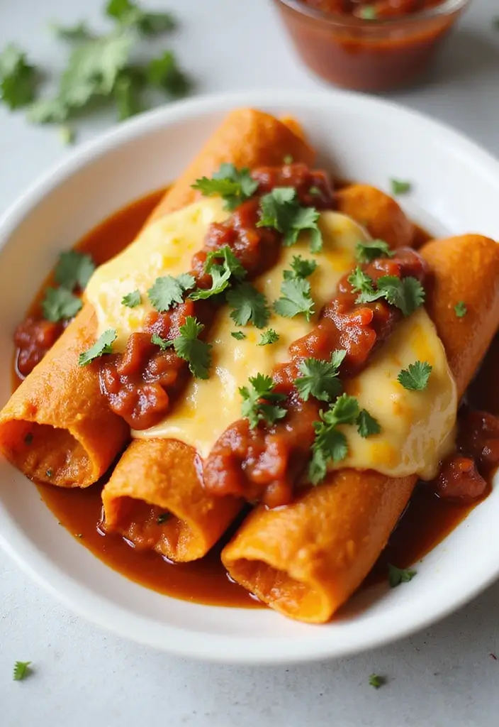 25+ Chipotle Peppers in Adobo Sauce Recipes with Bold Flavor 13 25+ Chipotle Peppers in Adobo Sauce Recipes with Bold Flavor - 3. Chipotle Sweet Potato Enchiladas