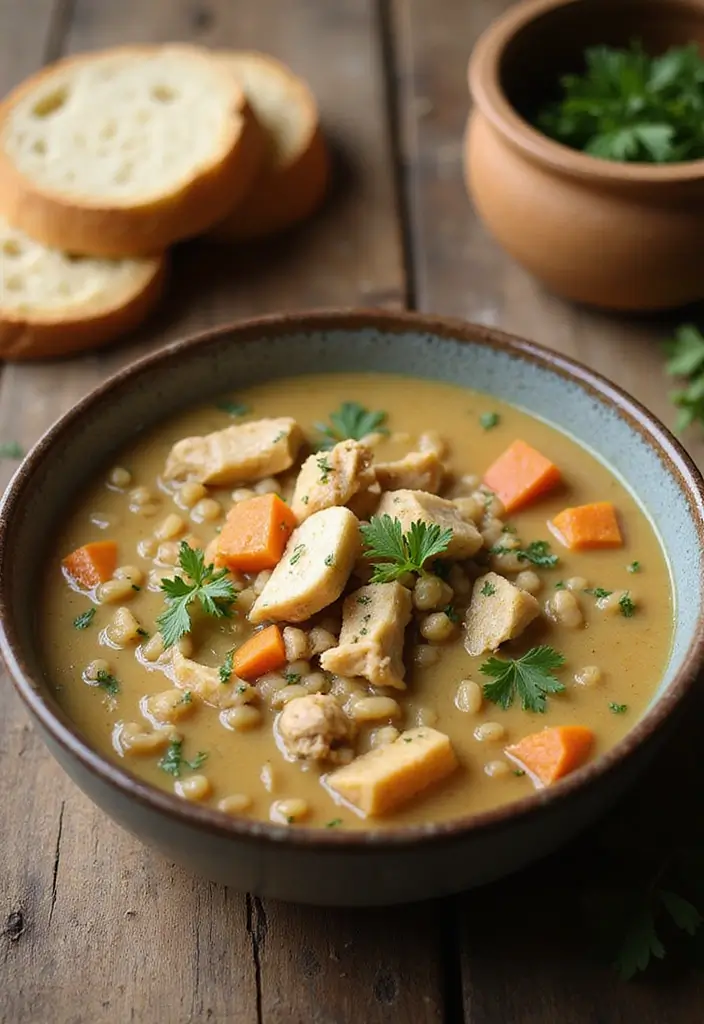 25 Cream of Chicken Sauce Recipes for Cozy Homemade Dinners 119 25 Cream of Chicken Sauce Recipes for Cozy Homemade Dinners - 19. Creamy Chicken and Lentil Soup