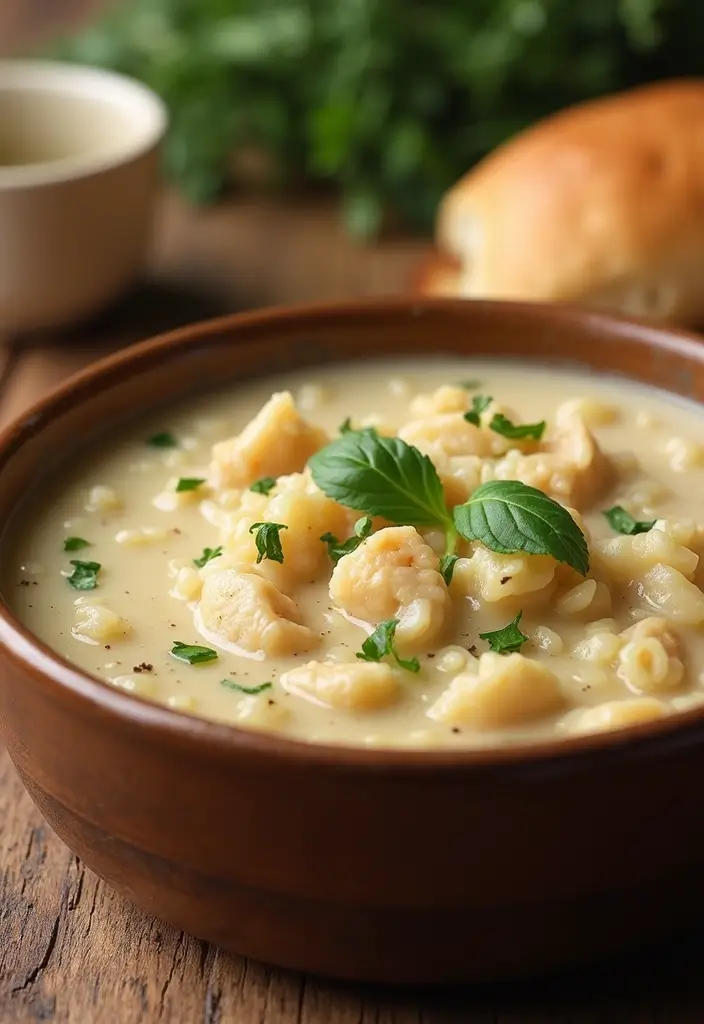 25 Cream of Chicken Sauce Recipes for Cozy Homemade Dinners 29 25 Cream of Chicken Sauce Recipes for Cozy Homemade Dinners - 5. Creamy Chicken and Rice Soup