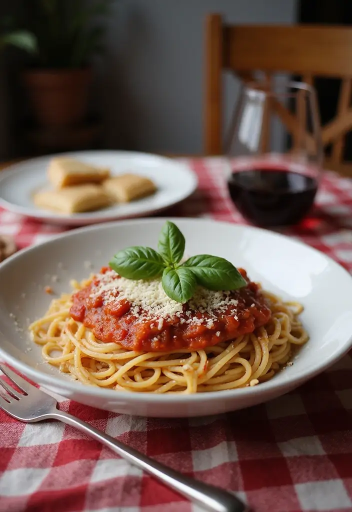 25 Dinner Recipes with Tomato Sauce for Busy Evenings 1 25 Dinner Recipes with Tomato Sauce for Busy Evenings - 1. Classic Spaghetti with Marinara Sauce