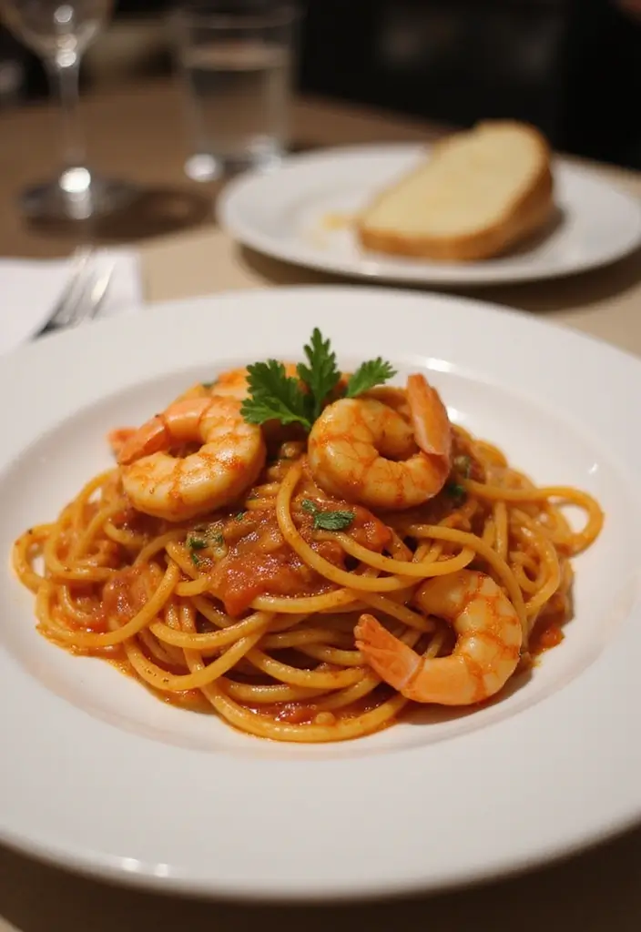 25 Dinner Recipes with Tomato Sauce for Busy Evenings 81 25 Dinner Recipes with Tomato Sauce for Busy Evenings - 13. Spicy Tomato and Shrimp Pasta