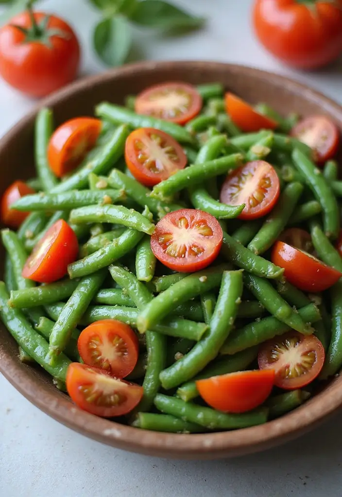 25 Dinner Recipes with Tomato Sauce for Busy Evenings 149 25 Dinner Recipes with Tomato Sauce for Busy Evenings - 23. Tomato and Green Bean Salad