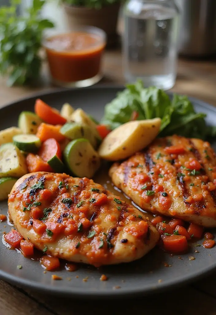25 Dinner Recipes with Tomato Sauce for Busy Evenings 161 25 Dinner Recipes with Tomato Sauce for Busy Evenings - 25. Tomato and Herb Grilled Chicken