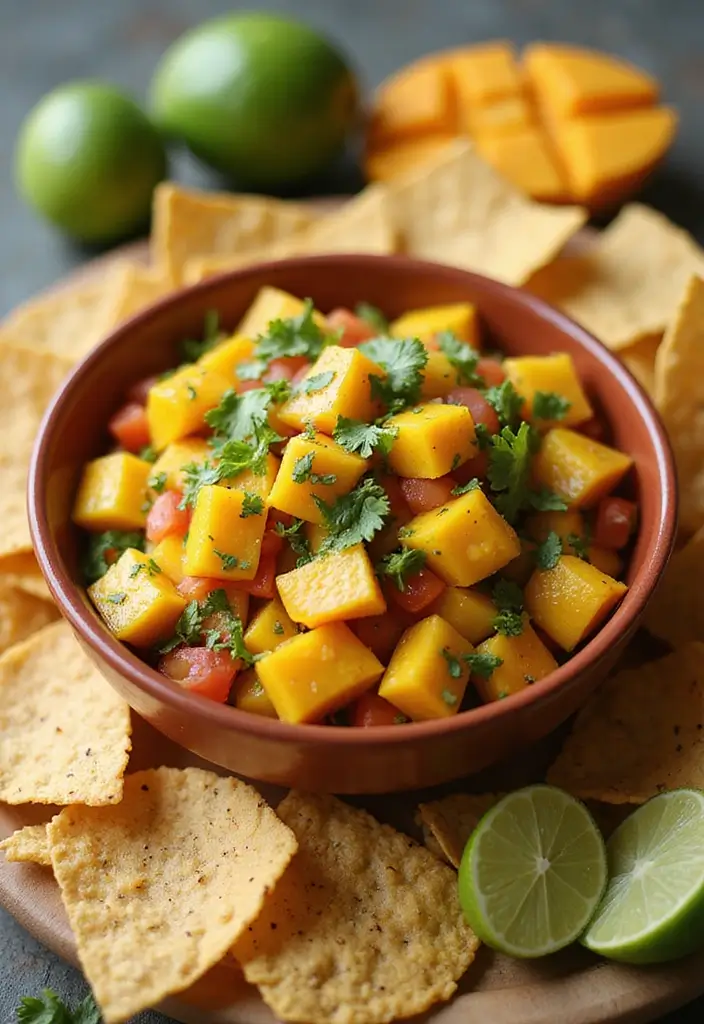 25 Dipping Sauce Recipes for Chips That Everyone Will Love 92 25 Dipping Sauce Recipes for Chips That Everyone Will Love - 14. Mango Salsa