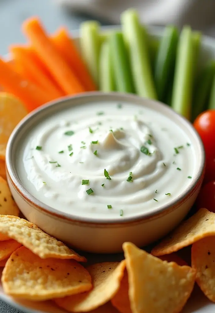 25 Dipping Sauce Recipes for Chips That Everyone Will Love 106 25 Dipping Sauce Recipes for Chips That Everyone Will Love - 16. Buttermilk Ranch Dip