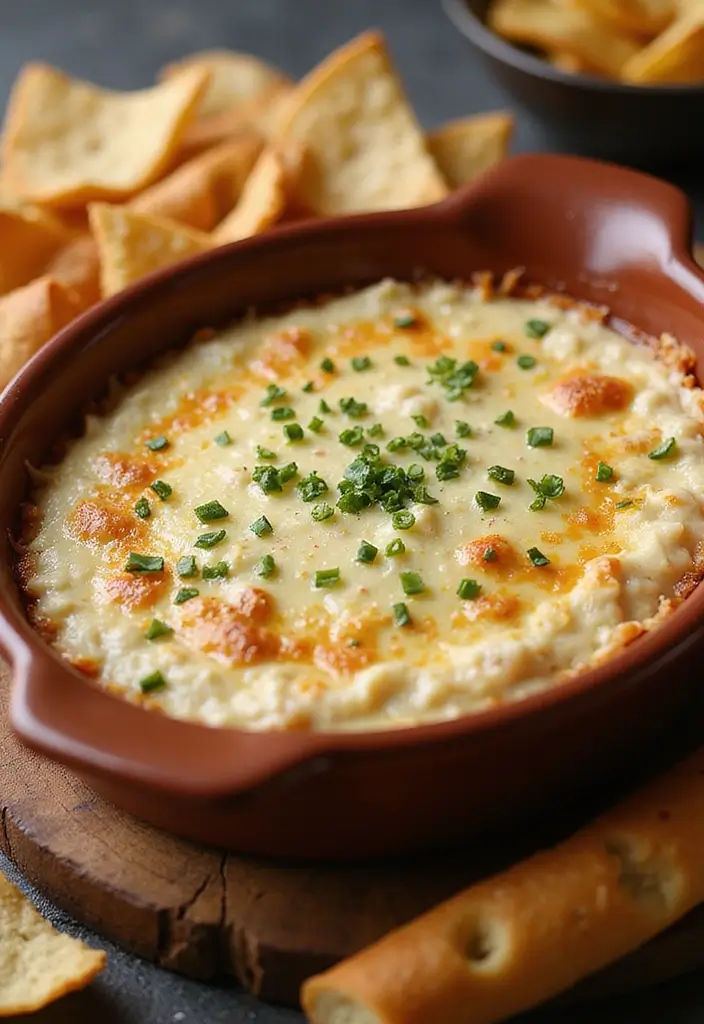 25 Dipping Sauce Recipes for Chips That Everyone Will Love 41 25 Dipping Sauce Recipes for Chips That Everyone Will Love - 7. Garlic Parmesan Dip