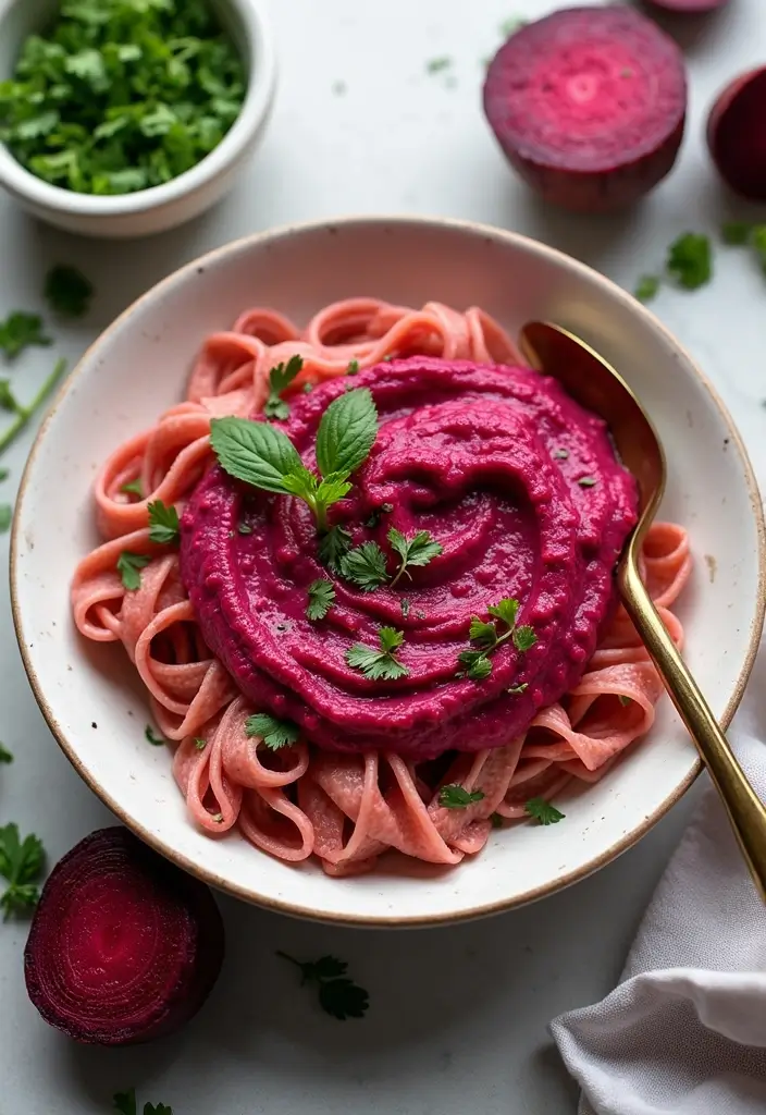 25 Gluten Free Pasta Sauce Recipes for Every Craving 113 25 Gluten Free Pasta Sauce Recipes for Every Craving - 17. Creamy Beet Sauce