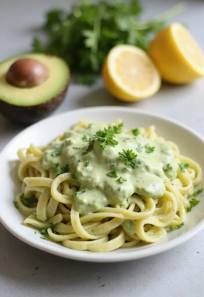25 Gluten Free Pasta Sauce Recipes for Every Craving 8 25 Gluten Free Pasta Sauce Recipes for Every Craving - 2. Creamy Avocado Alfredo
