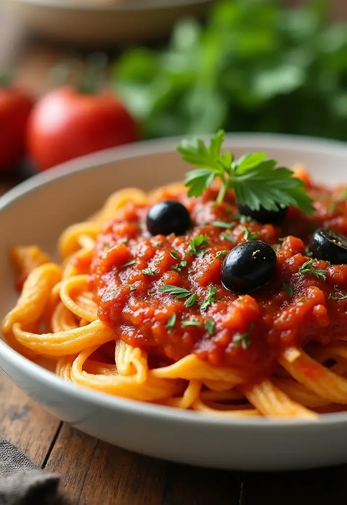25 Gluten Free Pasta Sauce Recipes for Every Craving 165 25 Gluten Free Pasta Sauce Recipes for Every Craving - 25. Spicy Marinara with Olives