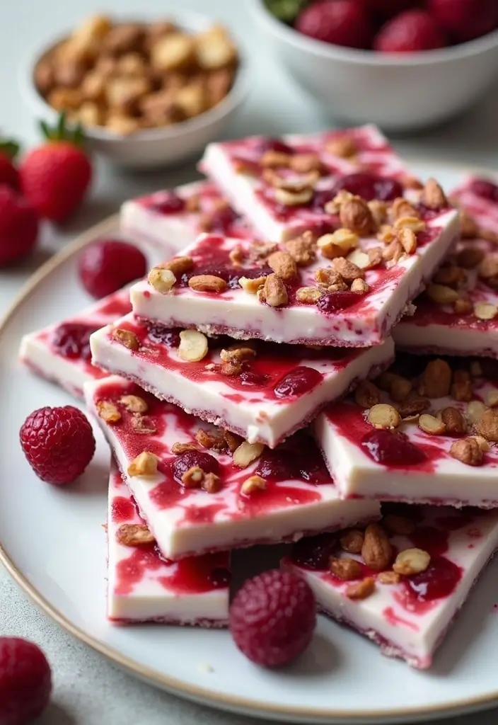 25 Leftover Cranberry Sauce Recipes for Creative Desserts 144 25 Leftover Cranberry Sauce Recipes for Creative Desserts - 22. Cranberry Sauce Yogurt Bark