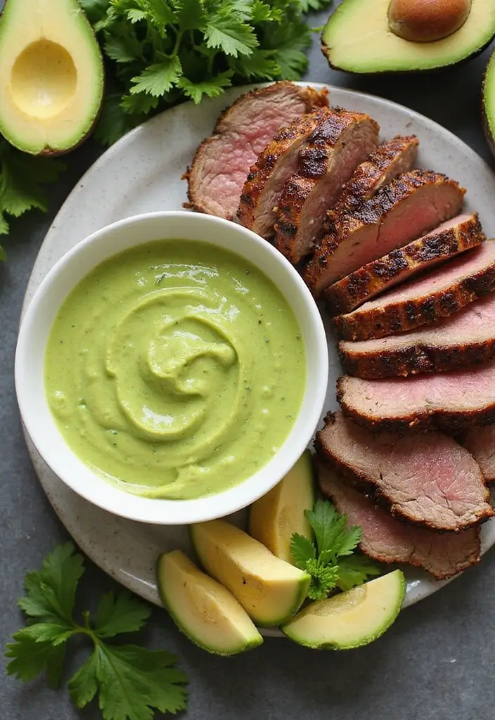 25 Leg of Lamb Sauce Recipes for Special Occasions 119 25 Leg of Lamb Sauce Recipes for Special Occasions - 19. Creamy Avocado Sauce