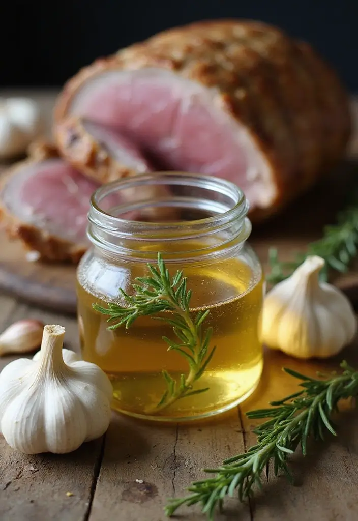 25 Leg of Lamb Sauce Recipes for Special Occasions 6 25 Leg of Lamb Sauce Recipes for Special Occasions - 2. Garlic and Rosemary Infusion