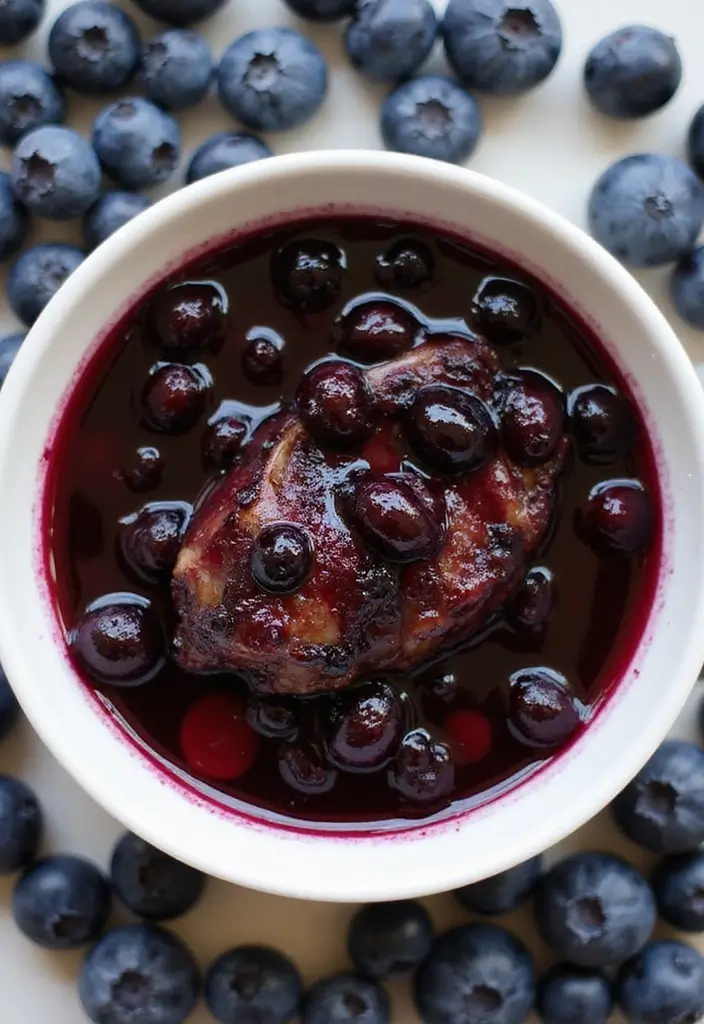 25 Leg of Lamb Sauce Recipes for Special Occasions 131 25 Leg of Lamb Sauce Recipes for Special Occasions - 21. Blueberry Balsamic Sauce