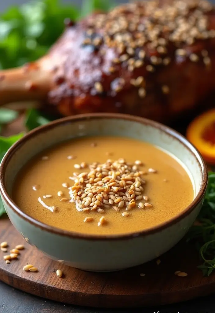25 Leg of Lamb Sauce Recipes for Special Occasions 138 25 Leg of Lamb Sauce Recipes for Special Occasions - 22. Sesame Ginger Sauce