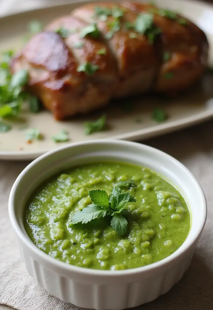25 Leg of Lamb Sauce Recipes for Special Occasions 145 25 Leg of Lamb Sauce Recipes for Special Occasions - 23. Cilantro Mint Chutney