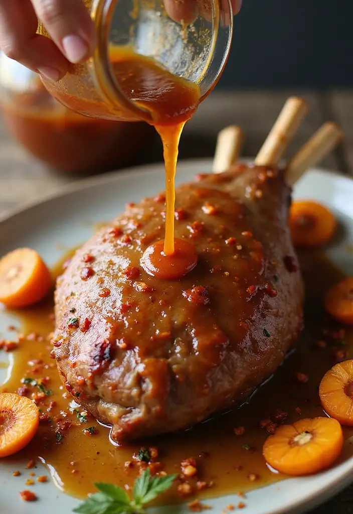 25 Leg of Lamb Sauce Recipes for Special Occasions 44 25 Leg of Lamb Sauce Recipes for Special Occasions - 8. Sweet and Spicy Apricot Glaze