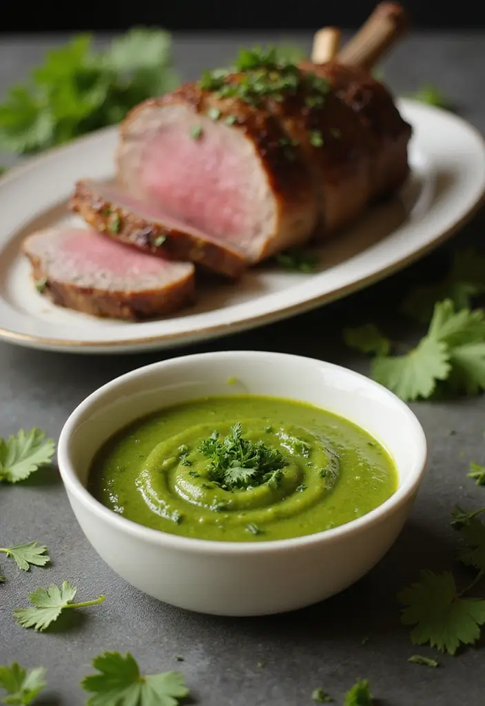 25 Leg of Lamb Sauce Recipes for Special Occasions 51 25 Leg of Lamb Sauce Recipes for Special Occasions - 9. Herbaceous Green Sauce