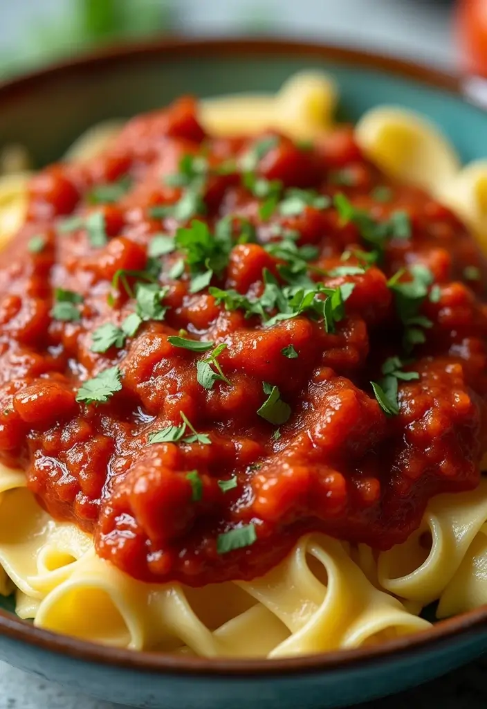 25 Low Calorie Pasta Sauce Recipes That Still Taste Great 143 25 Low Calorie Pasta Sauce Recipes That Still Taste Great - 23. BBQ Marinara Sauce