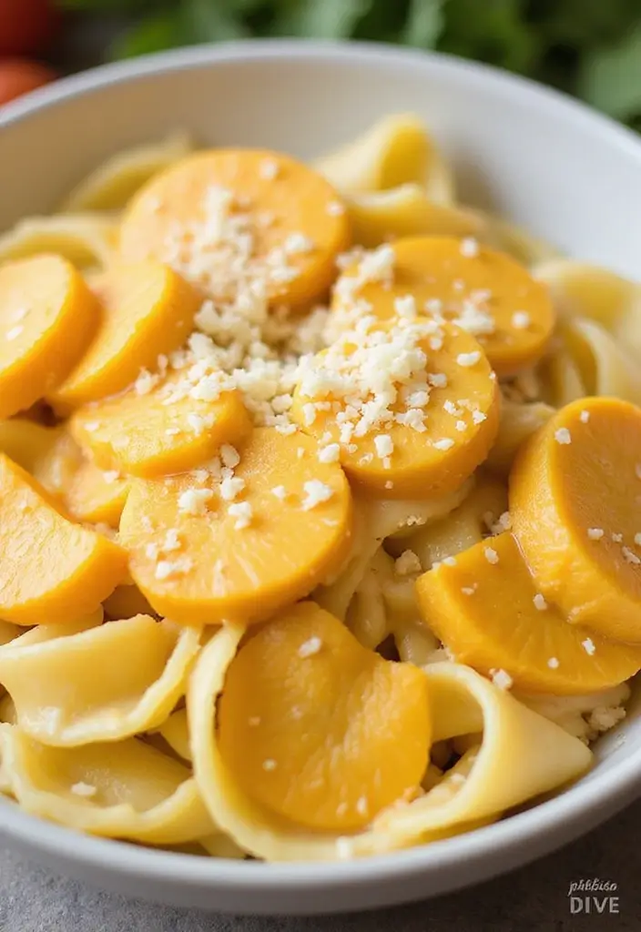 25 Low Calorie Pasta Sauce Recipes That Still Taste Great 48 25 Low Calorie Pasta Sauce Recipes That Still Taste Great - 8. Pumpkin Alfredo Sauce