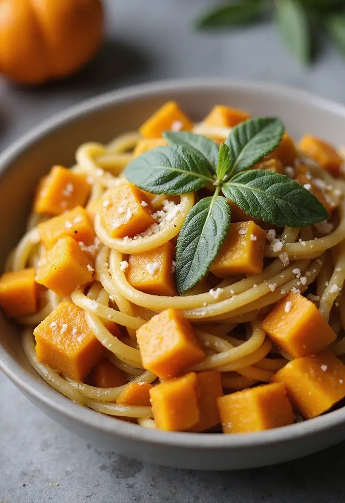 25 Pasta Recipes Without Tomato Sauce for a Fresh Twist 69 25 Pasta Recipes Without Tomato Sauce for a Fresh Twist - 11. Butternut Squash and Sage Pasta