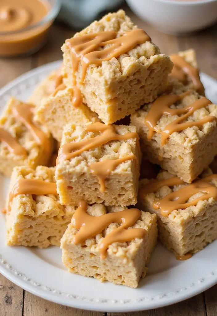 25+ Recipes Using Reese’s Peanut Butter Sauce for Dessert Lovers 121 25+ Recipes Using Reese’s Peanut Butter Sauce for Dessert Lovers - 19. Reese's Peanut Butter Sauce Rice Krispie Treats