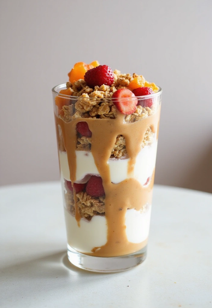 25+ Recipes Using Reese’s Peanut Butter Sauce for Dessert Lovers 126 25+ Recipes Using Reese’s Peanut Butter Sauce for Dessert Lovers - 20. Reese's Peanut Butter Sauce Granola Parfait