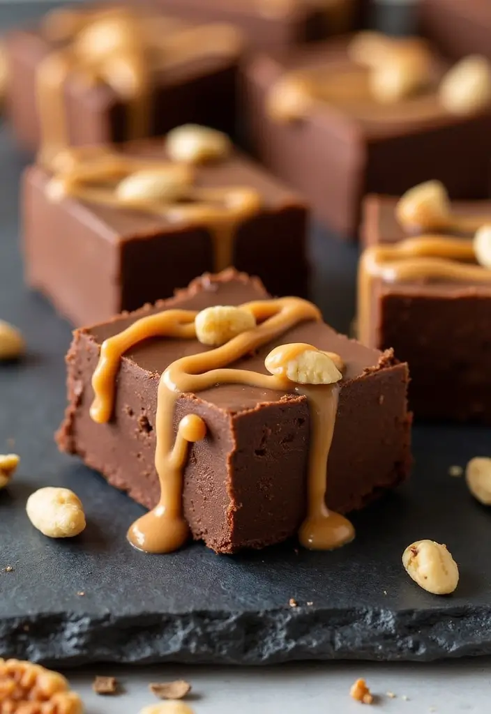 25+ Recipes Using Reese’s Peanut Butter Sauce for Dessert Lovers 161 25+ Recipes Using Reese’s Peanut Butter Sauce for Dessert Lovers - 25. Reese's Peanut Butter Sauce Chocolate Fudge
