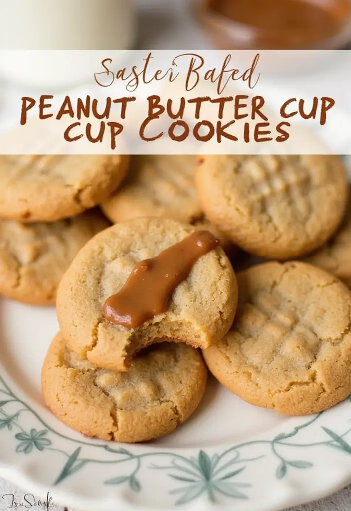 25+ Recipes Using Reese’s Peanut Butter Sauce for Dessert Lovers 15 25+ Recipes Using Reese’s Peanut Butter Sauce for Dessert Lovers - 3. Peanut Butter Cup Cookies