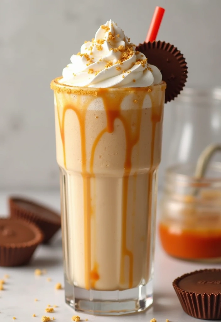 25+ Recipes Using Reese’s Peanut Butter Sauce for Dessert Lovers 22 25+ Recipes Using Reese’s Peanut Butter Sauce for Dessert Lovers - 4. Reese’s Peanut Butter Sauce Milkshake