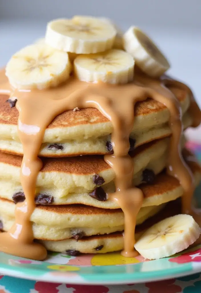 25+ Recipes Using Reese’s Peanut Butter Sauce for Dessert Lovers 50 25+ Recipes Using Reese’s Peanut Butter Sauce for Dessert Lovers - 8. Peanut Butter Sauce Chocolate Chip Pancakes