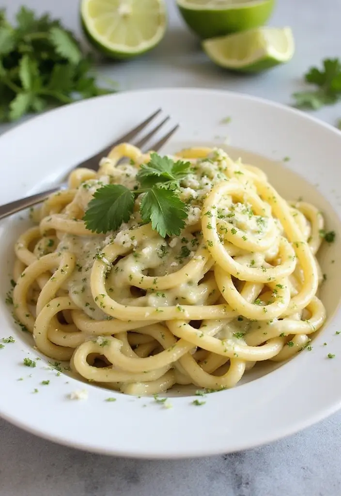 25 Recipes with Alfredo Sauce for Rich Creamy Dinners 126 25 Recipes with Alfredo Sauce for Rich Creamy Dinners - 20. Cilantro Lime Alfredo