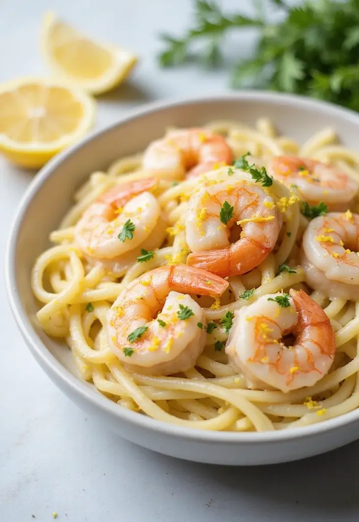 25 Recipes with Alfredo Sauce for Rich Creamy Dinners 36 25 Recipes with Alfredo Sauce for Rich Creamy Dinners - 6. Lemon Garlic Alfredo Shrimp