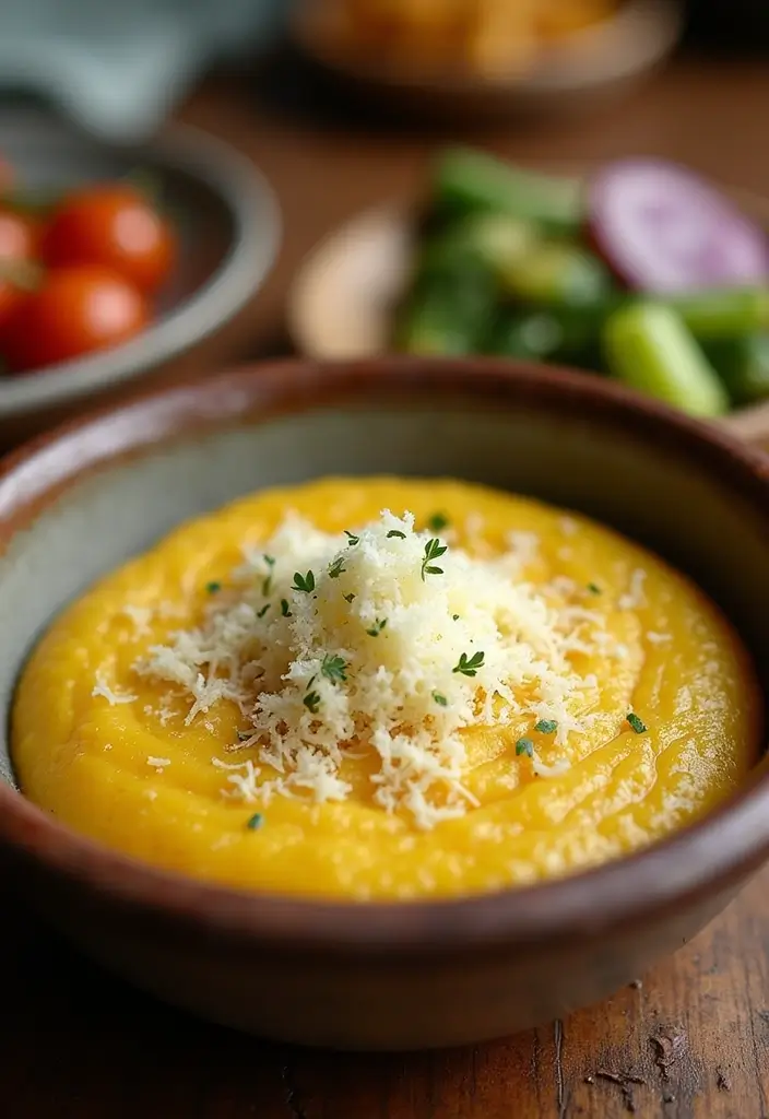 25 Recipes with Garlic Parmesan Sauce for Irresistible Flavor 70 25 Recipes with Garlic Parmesan Sauce for Irresistible Flavor - 12. Garlic Parmesan Polenta