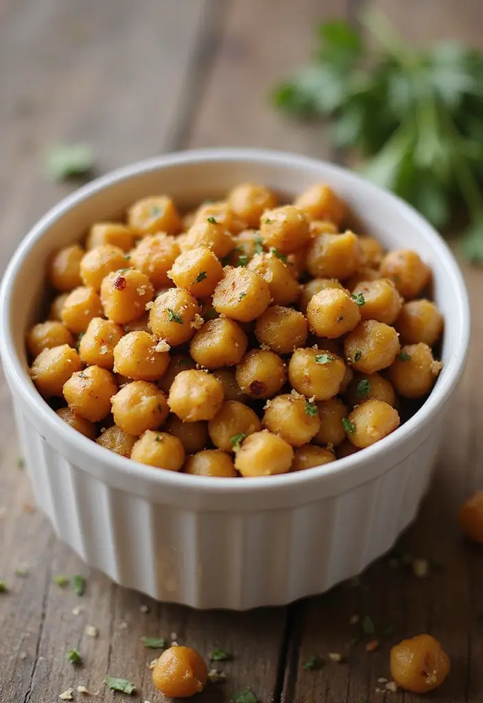 25 Recipes with Garlic Parmesan Sauce for Irresistible Flavor 8 25 Recipes with Garlic Parmesan Sauce for Irresistible Flavor - 2. Garlic Parmesan Roasted Chickpeas