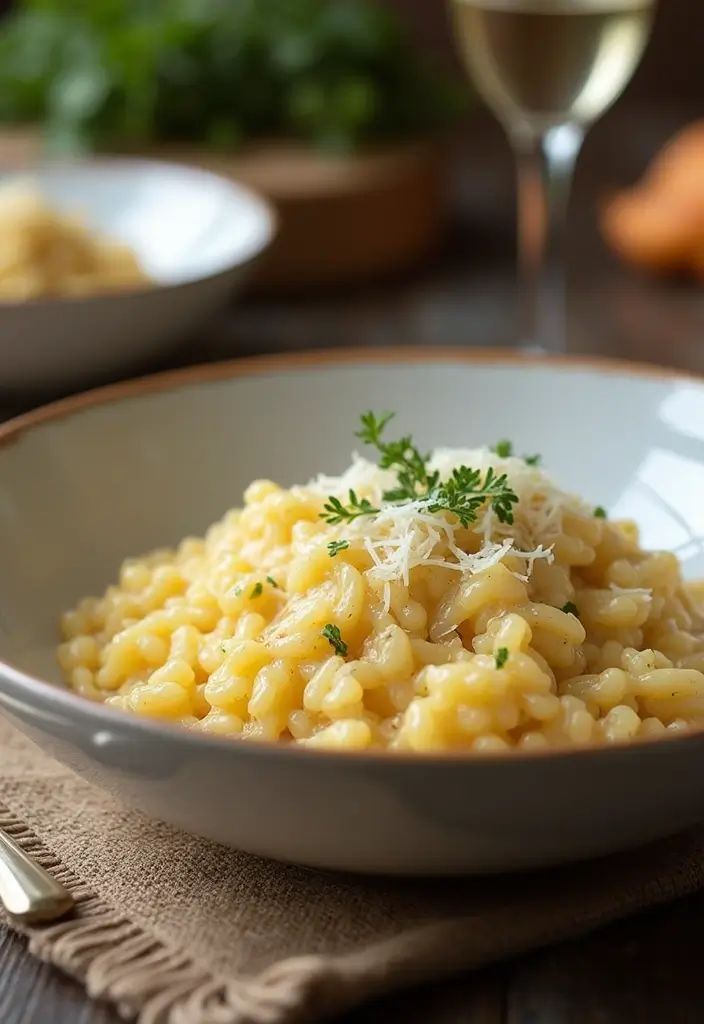 25 Recipes with Garlic Parmesan Sauce for Irresistible Flavor 122 25 Recipes with Garlic Parmesan Sauce for Irresistible Flavor - 20. Garlic Parmesan Risotto