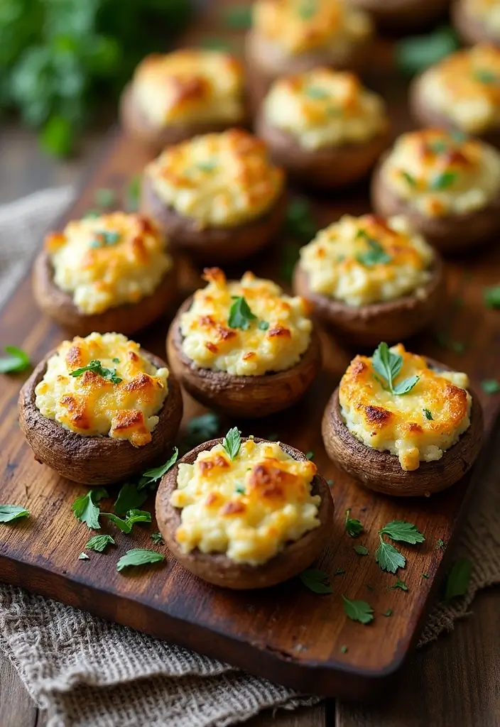 25 Recipes with Garlic Parmesan Sauce for Irresistible Flavor 50 25 Recipes with Garlic Parmesan Sauce for Irresistible Flavor - 8. Garlic Parmesan Stuffed Mushrooms