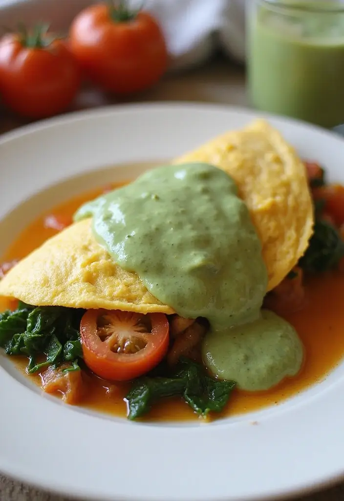 25 Recipes with Green Enchilada Sauce for Flavorful Meals 63 25 Recipes with Green Enchilada Sauce for Flavorful Meals - 11. Green Enchilada Omelette