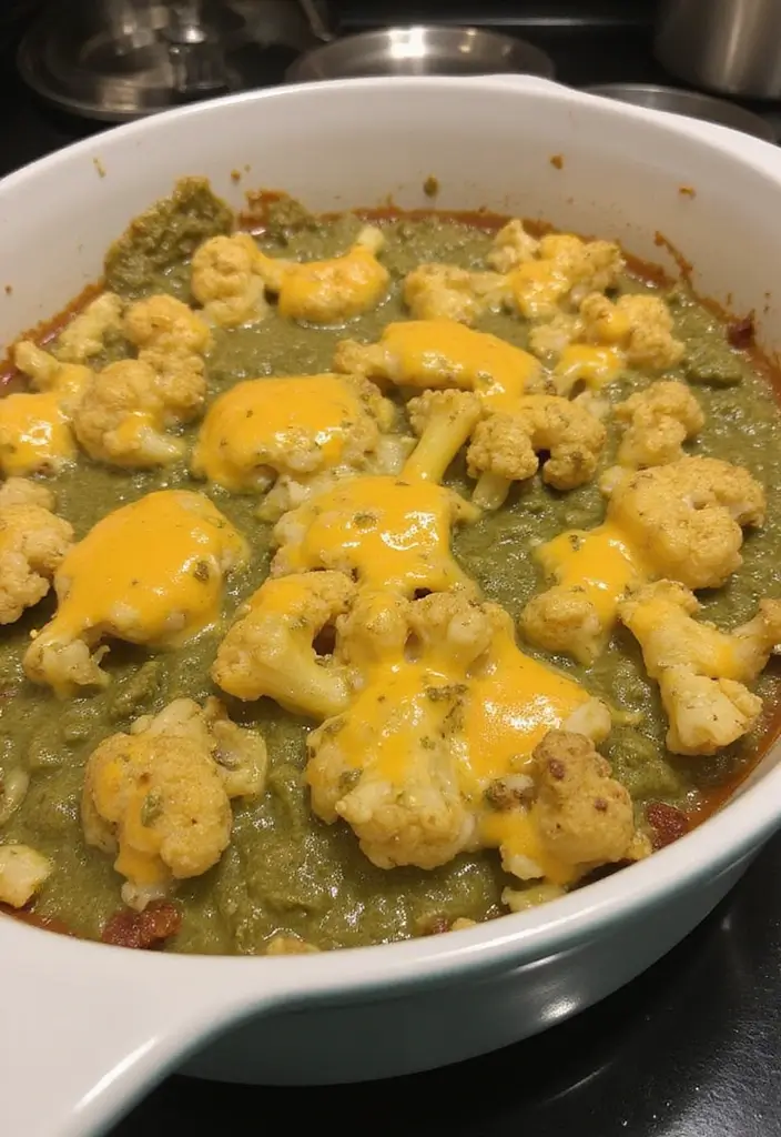 25 Recipes with Green Enchilada Sauce for Flavorful Meals 84 25 Recipes with Green Enchilada Sauce for Flavorful Meals - 14. Green Enchilada Cauliflower Bake