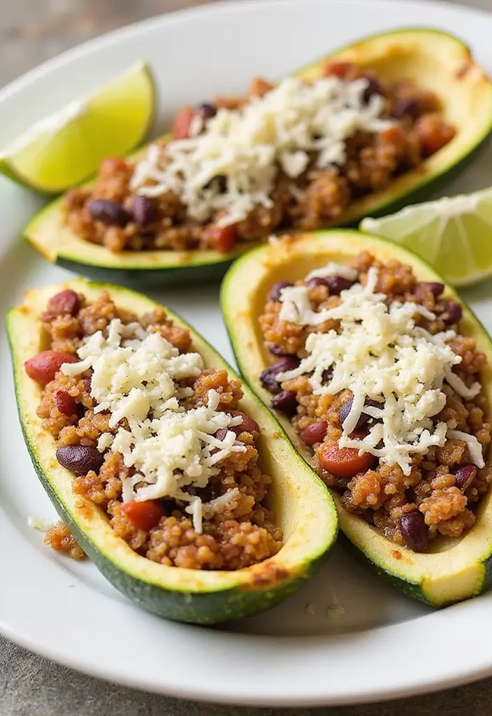 25 Recipes with Green Enchilada Sauce for Flavorful Meals 94 25 Recipes with Green Enchilada Sauce for Flavorful Meals - 16. Green Enchilada Zucchini Boats