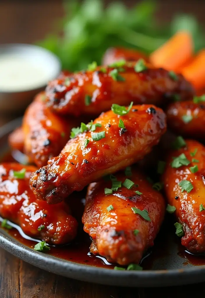 25 Recipes with Korean BBQ Sauce for Smoky Sweet Meals 74 25 Recipes with Korean BBQ Sauce for Smoky Sweet Meals - 12. Korean BBQ Chicken Wings