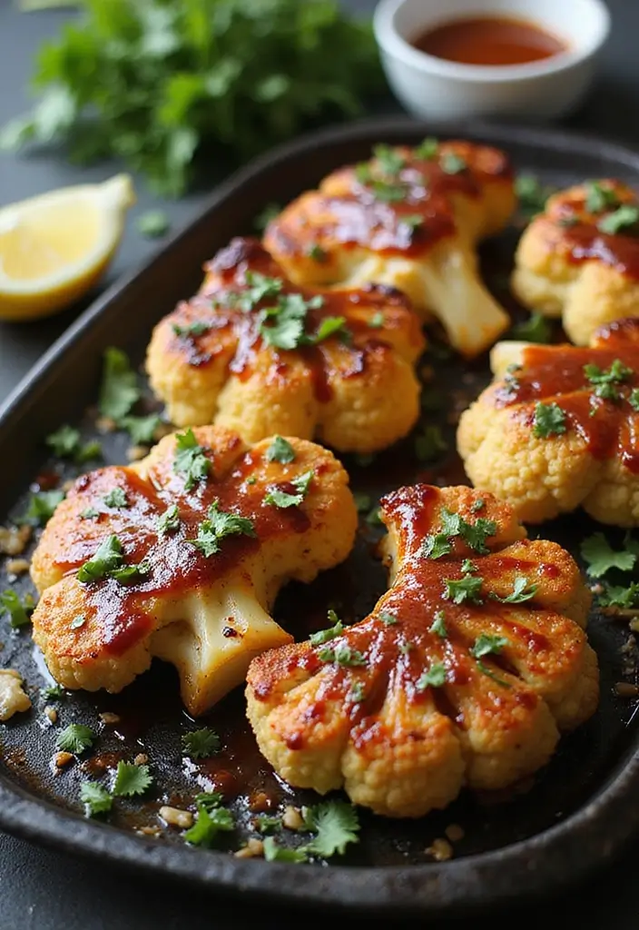 25 Recipes with Korean BBQ Sauce for Smoky Sweet Meals 8 25 Recipes with Korean BBQ Sauce for Smoky Sweet Meals - 2. Smoky BBQ Cauliflower Steaks