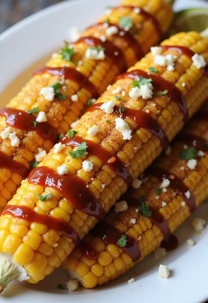 25 Recipes with Korean BBQ Sauce for Smoky Sweet Meals 122 25 Recipes with Korean BBQ Sauce for Smoky Sweet Meals - 20. Korean BBQ Street Corn