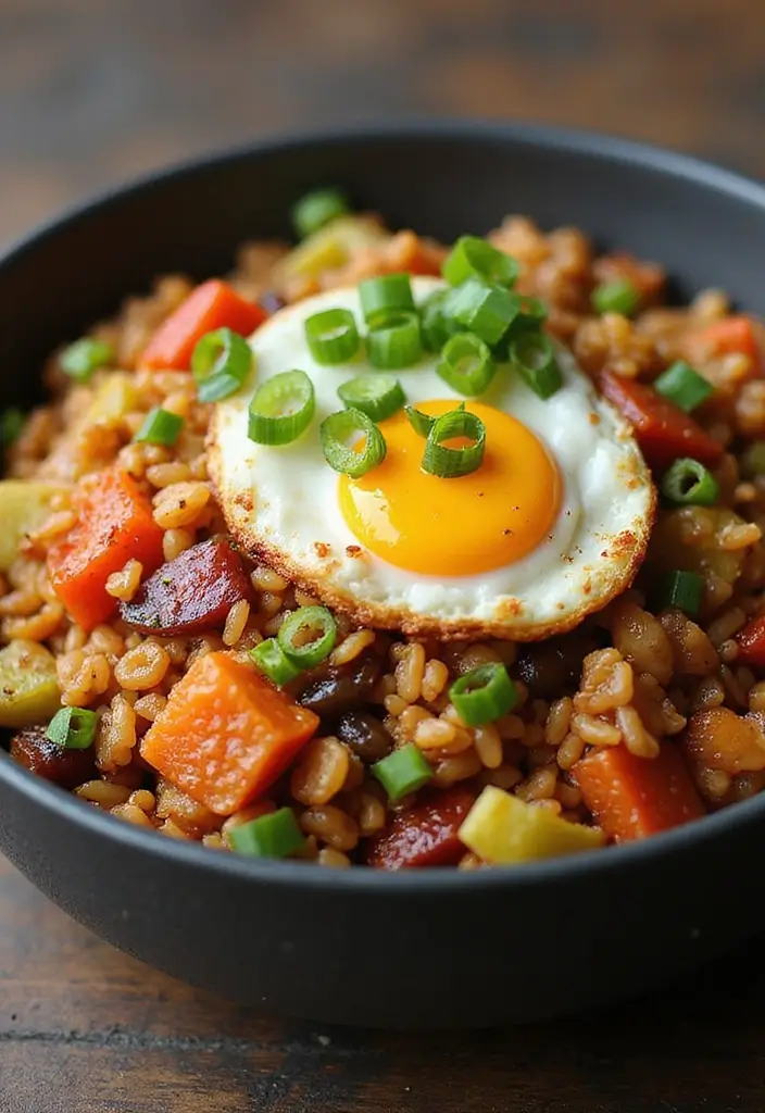 25 Recipes with Korean BBQ Sauce for Smoky Sweet Meals 127 25 Recipes with Korean BBQ Sauce for Smoky Sweet Meals - 21. Korean BBQ Fried Rice