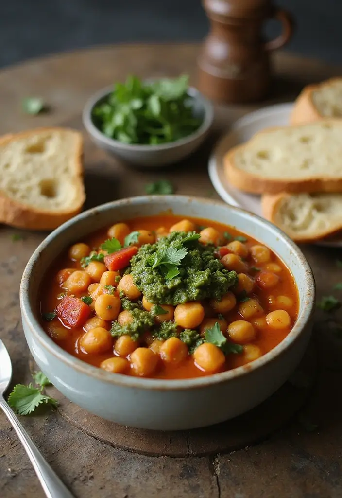 25 Recipes with Pesto Sauce That Brighten Any Meal 102 25 Recipes with Pesto Sauce That Brighten Any Meal - 16. Pesto Chickpea Stew