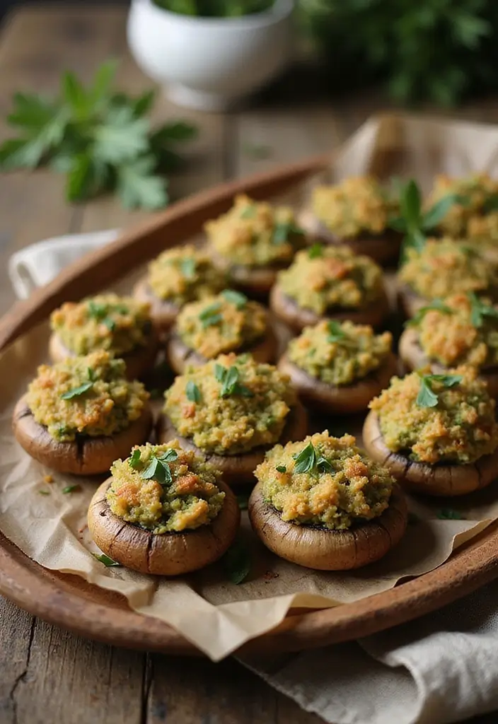 25 Recipes with Pesto Sauce That Brighten Any Meal 116 25 Recipes with Pesto Sauce That Brighten Any Meal - 18. Pesto Stuffed Mushrooms