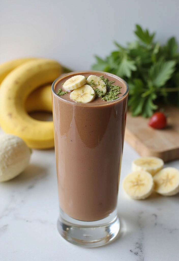 25 Recipes with Pesto Sauce That Brighten Any Meal 158 25 Recipes with Pesto Sauce That Brighten Any Meal - 24. Pesto Chocolate Smoothie
